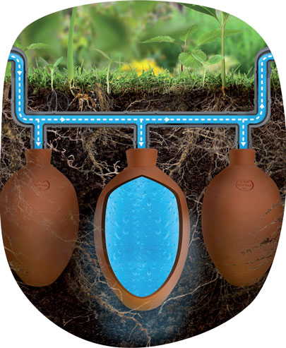 Ollas Spéléo (oya d'irrigationen céramique)